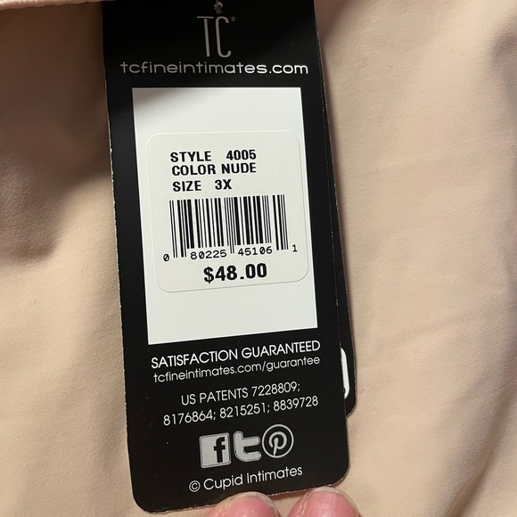 TC Fine Intimates Hi-Waist Brief, Moderate Control #4005, Size 3X New W/Tags - Picture 4 of 7